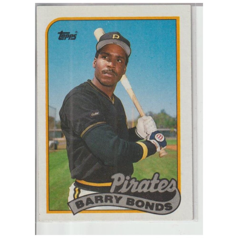 Barry Bonds 1989 Topps Pittsburgh Pirates Vintage Collectible #620